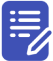 Icon of a document with a pencil representing editing or writing.